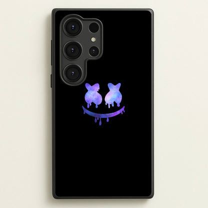 Dripping Features - White Helmet DJ  - Marshmello Phone Case for Galaxy S25 Ultra