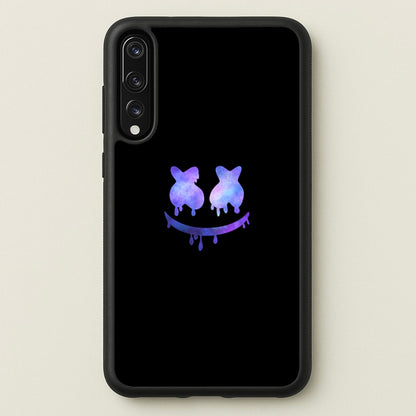 Dripping Features - White Helmet DJ  - Marshmello Phone Case for Huawei P20 Pro