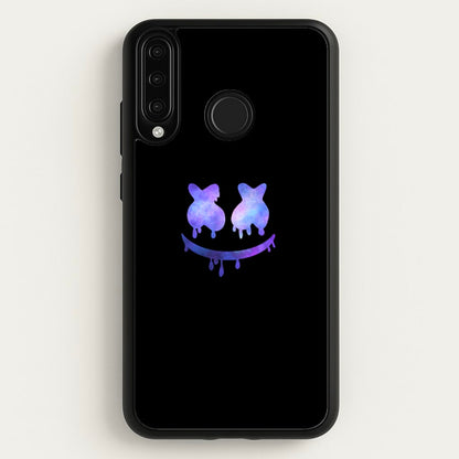 Dripping Features - White Helmet DJ  - Marshmello Phone Case for Huawei P30 Lite