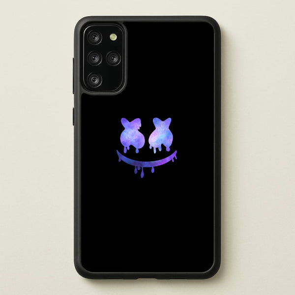 Dripping Features - White Helmet DJ  - Marshmello Phone Case for Galaxy S20 Plus