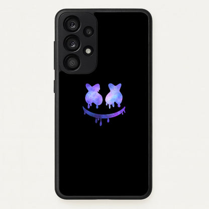 Dripping Features - White Helmet DJ  - Marshmello Phone Case for Galaxy A53