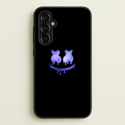 Dripping Features - White Helmet DJ  - Marshmello Phone Case for Galaxy A54