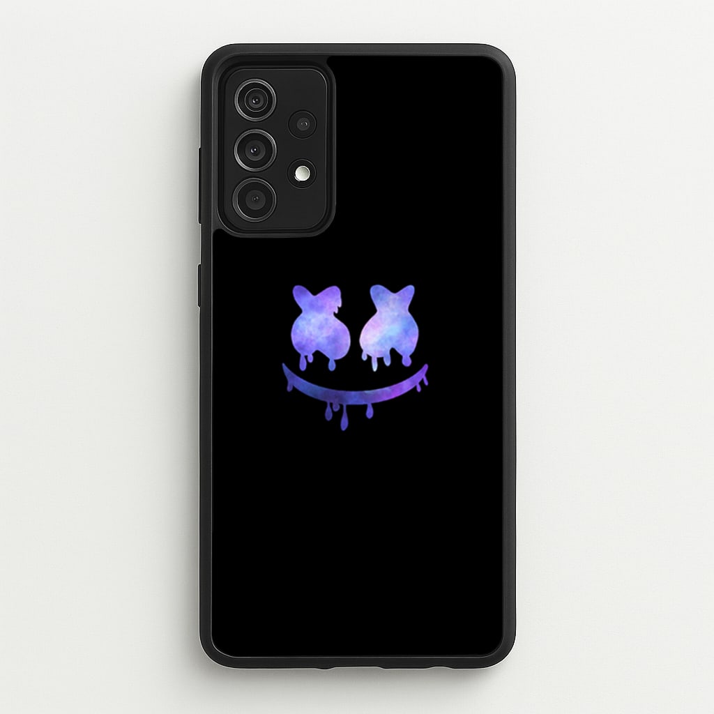 Dripping Features - White Helmet DJ  - Marshmello Phone Case for Galaxy A52 / A52s