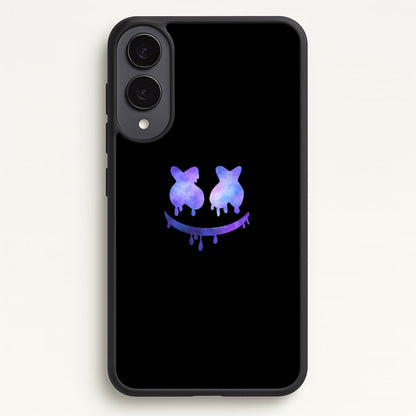 Dripping Features - White Helmet DJ  - Marshmello Phone Case for Galaxy S25 Edge
