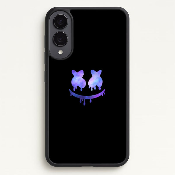Dripping Features - White Helmet DJ  - Marshmello Phone Case for Galaxy S25 Edge