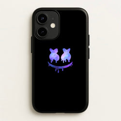 Dripping Features - White Helmet DJ  - Marshmello Phone Case for iPhone 12 / 12 Pro