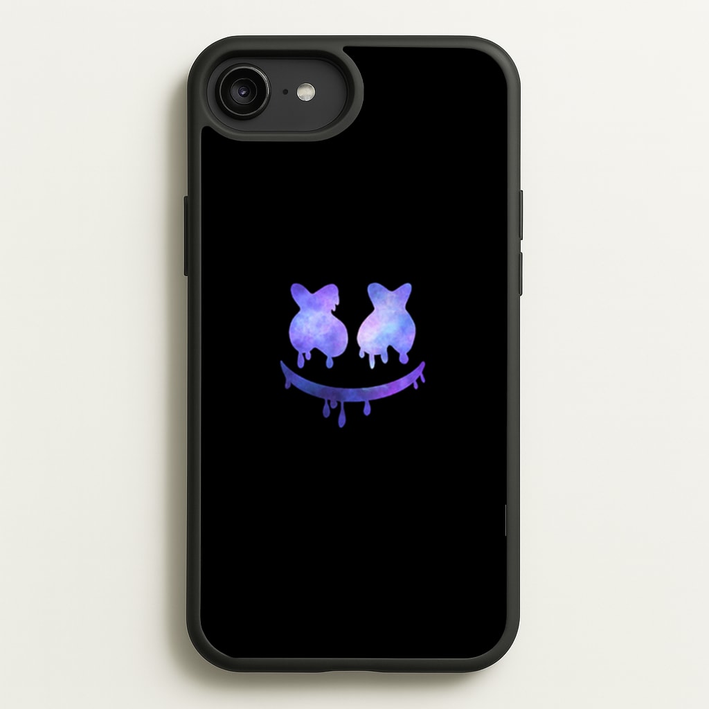Dripping Features - White Helmet DJ  - Marshmello Phone Case for iPhone 6 Plus / 7 Plus / 8 Plus