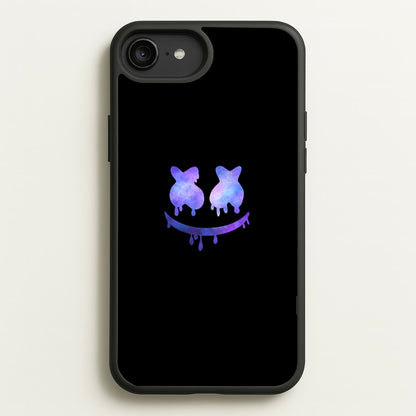 Dripping Features - White Helmet DJ  - Marshmello Phone Case for iPhone 6 Plus / 7 Plus / 8 Plus