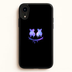 Dripping Features - White Helmet DJ  - Marshmello Phone Case for iPhone XR