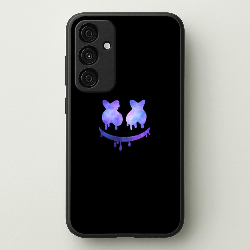 Dripping Features - White Helmet DJ  - Marshmello Phone Case for Galaxy A15
