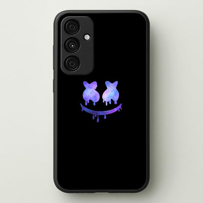 Dripping Features - White Helmet DJ  - Marshmello Phone Case for Galaxy A15