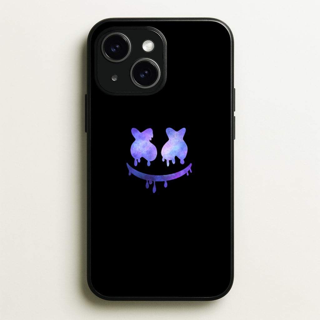 Dripping Features - White Helmet DJ  - Marshmello Phone Case for iPhone 14