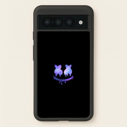 Dripping Features - White Helmet DJ  - Marshmello Phone Case for Google Pixel 7 Pro