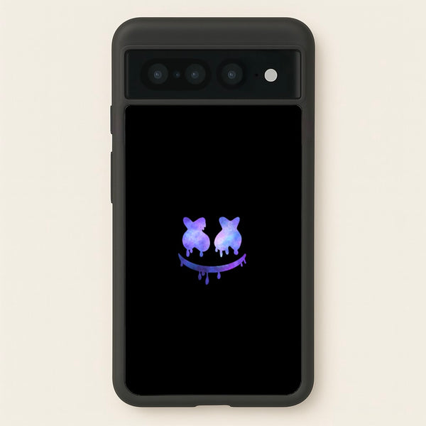 Dripping Features - White Helmet DJ  - Marshmello Phone Case for Google Pixel 7 Pro