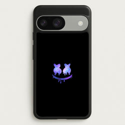 Dripping Features - White Helmet DJ  - Marshmello Phone Case for Google Pixel 9 / 9 Pro