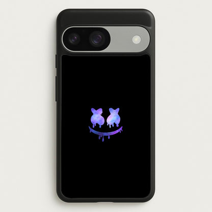 Dripping Features - White Helmet DJ  - Marshmello Phone Case for Google Pixel 9 / 9 Pro