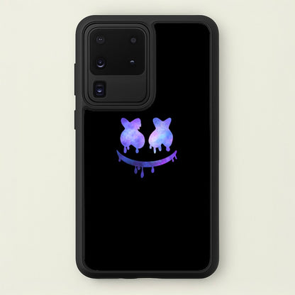 Dripping Features - White Helmet DJ  - Marshmello Phone Case for Galaxy S20 Ultra