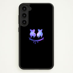 Dripping Features - White Helmet DJ  - Marshmello Phone Case for Galaxy S23