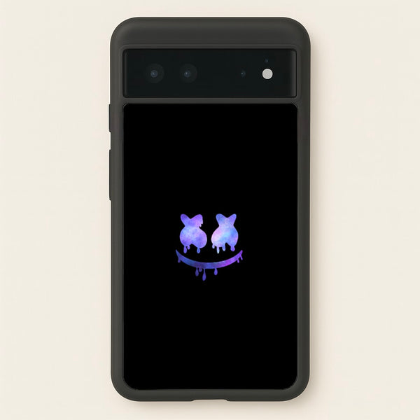 Dripping Features - White Helmet DJ  - Marshmello Phone Case for Google Pixel 6