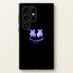 Dripping Features - White Helmet DJ  - Marshmello Phone Case for Galaxy S24 Ultra