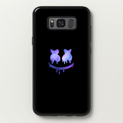 Dripping Features - White Helmet DJ  - Marshmello Phone Case for Galaxy S8 Plus