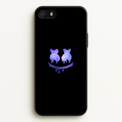 Dripping Features - White Helmet DJ  - Marshmello Phone Case for iPhone 5 / 5s / SE 2016