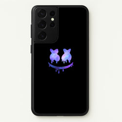 Dripping Features - White Helmet DJ  - Marshmello Phone Case for Galaxy S21 Ultra
