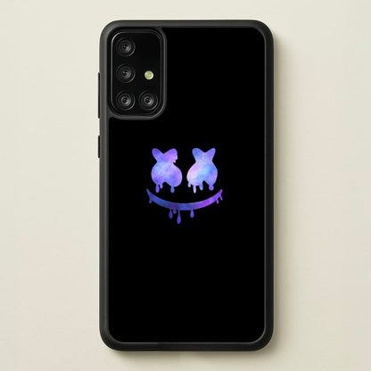 Dripping Features - White Helmet DJ  - Marshmello Phone Case for Galaxy A71