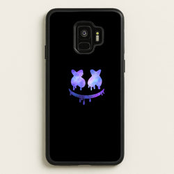 Dripping Features - White Helmet DJ  - Marshmello Phone Case for Galaxy S9