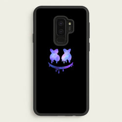 Dripping Features - White Helmet DJ  - Marshmello Phone Case for Galaxy S9 Plus