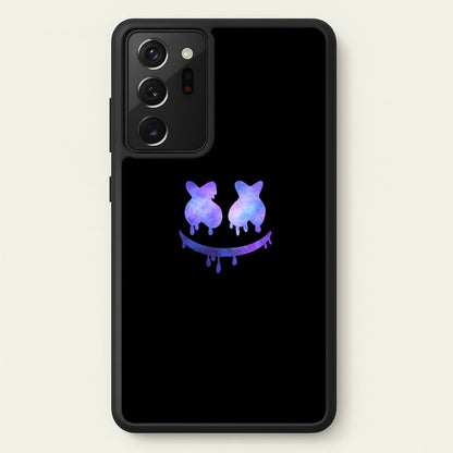 Dripping Features - White Helmet DJ  - Marshmello Phone Case for Galaxy Note 20 Ultra