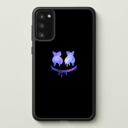Dripping Features - White Helmet DJ  - Marshmello Phone Case for Galaxy S20