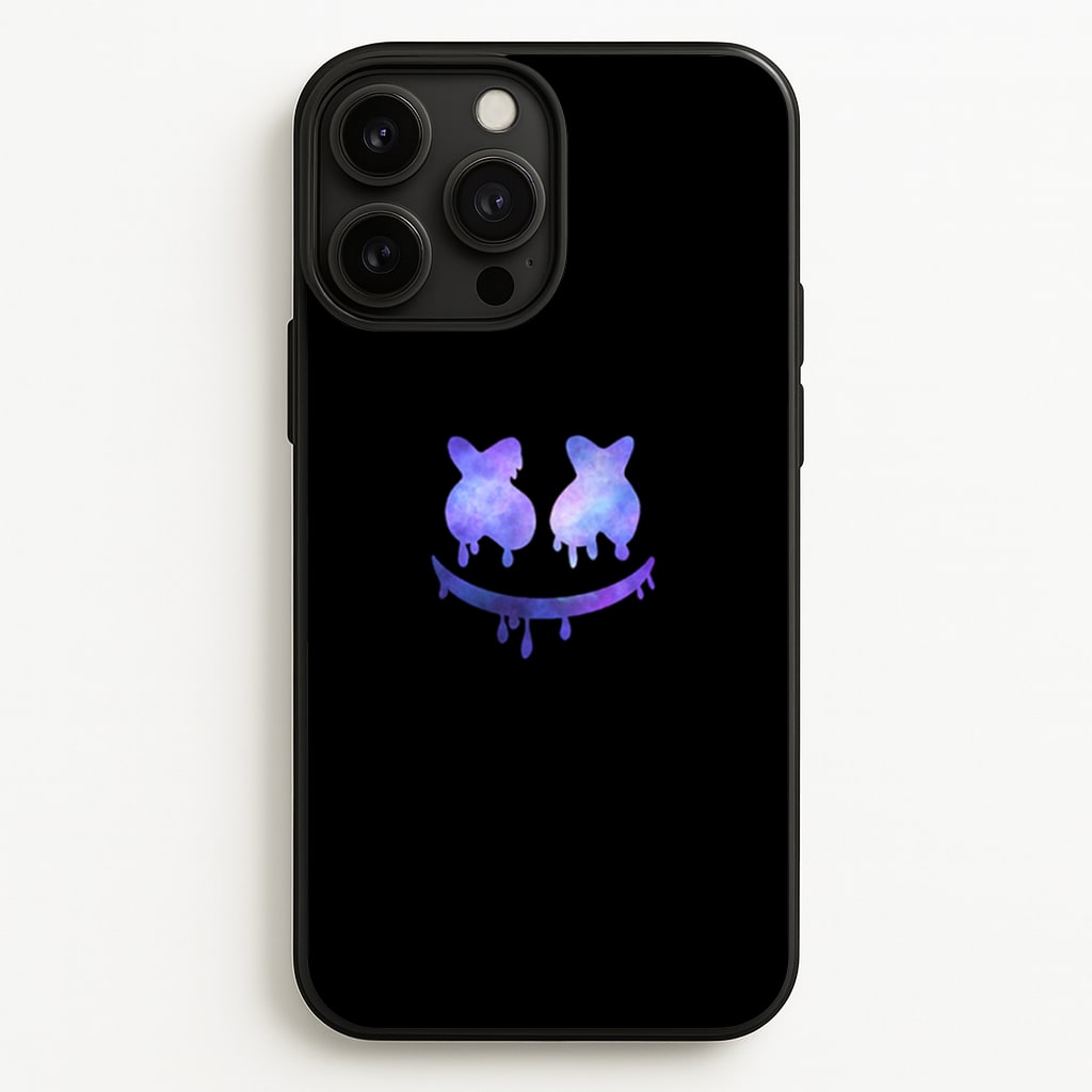 Dripping Features - White Helmet DJ  - Marshmello Phone Case for iPhone 13 Pro Max