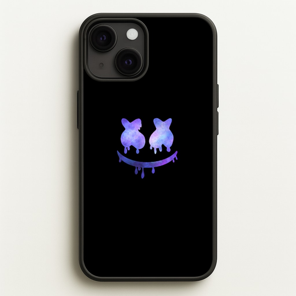 Dripping Features - White Helmet DJ  - Marshmello Phone Case for iPhone 13