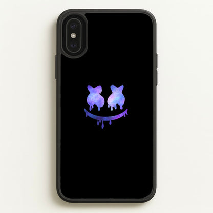 Dripping Features - White Helmet DJ  - Marshmello Phone Case for iPhone XS Max