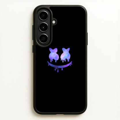 Dripping Features - White Helmet DJ  - Marshmello Phone Case for Galaxy A56