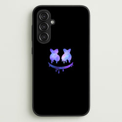 Dripping Features - White Helmet DJ  - Marshmello Phone Case for Galaxy S23FE