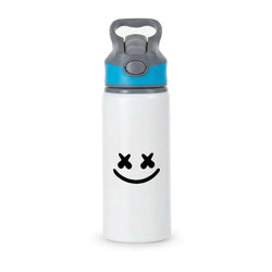 Blue White Helmet DJ Active Water Bottle - Blue