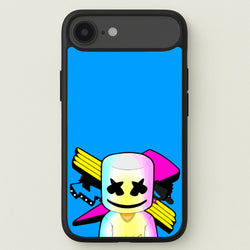 Neon Logo White Helmet DJ Phone Case for iPhone 17 Air