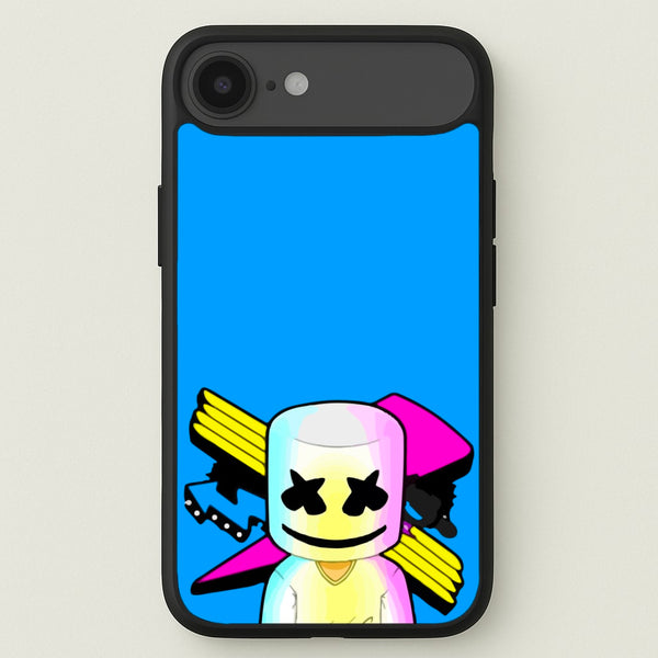 Neon Logo White Helmet DJ Phone Case for iPhone 17 Air