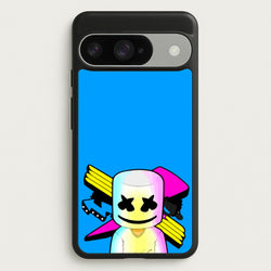 Neon Logo White Helmet DJ Phone Case for Google Pixel 10 / 10 Pro