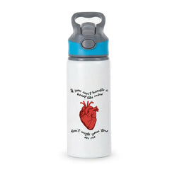 Don't Waste Your Time On Me Active Water Bottle - Blue