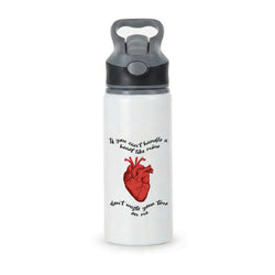 Don't Waste Your Time On Me Active Water Bottle - Black