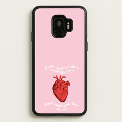 Don't Waste Your Time On Me  - Melanie Martinez Phone Case for Galaxy S9