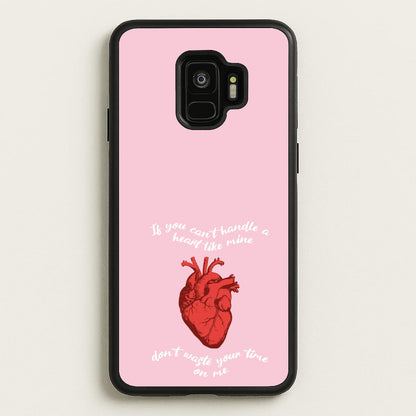 Don't Waste Your Time On Me  - Melanie Martinez Phone Case for Galaxy S9