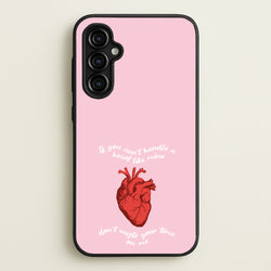 Don't Waste Your Time On Me  - Melanie Martinez Phone Case for Galaxy A54