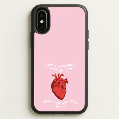 Don't Waste Your Time On Me  - Melanie Martinez Phone Case for iPhone X / XS