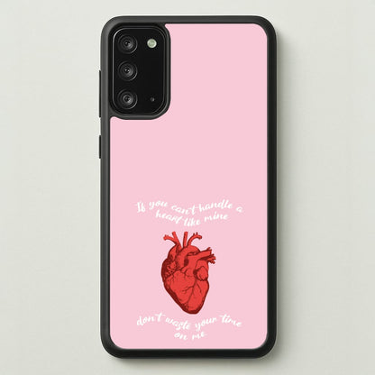 Don't Waste Your Time On Me  - Melanie Martinez Phone Case for Galaxy Note 20