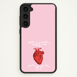 Don't Waste Your Time On Me  - Melanie Martinez Phone Case for Galaxy S23