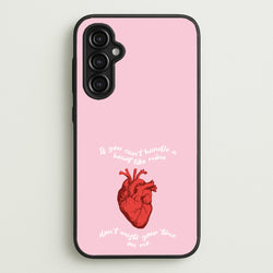 Don't Waste Your Time On Me  - Melanie Martinez Phone Case for Galaxy A14